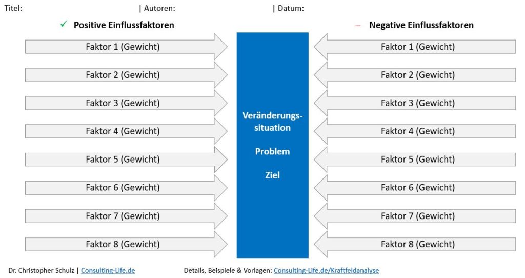 Kraftfeldanalyse 