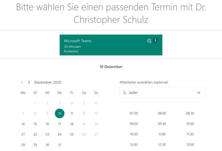 Microsoft Bookings - Erfahrungen & Praxistipps | Consulting LIFE